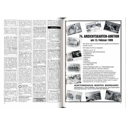 Ak Express. Größte deutsche Fachzeitschrift für Ansichtskarten-, Heimat-, Motiv- und Forschungssammler. (1999). Nr 90 (Januar-Fe