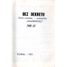 Bez Dekretu. Pismo członków i sympatyków "Solidarności". 1985. Nr 11