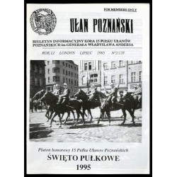 Ułan Poznański. Biuletyn informacyjny Koła 15 Pułku Ułanów Poznańskich Im. Generała Władysława Andersa. R.51 (1995). Nr 2/128 (V