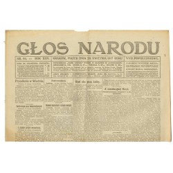 Głos Narodu. R.25 (1917). Nr 94 (20 kwietnia 1917). Wydanie popołudniowe