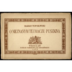 O nieznanym tłumaczu Puszkina