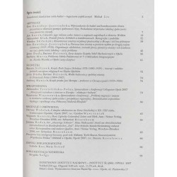 Śląsk Opolski. Środowisko, społeczeństwo, gospodarka, kultura. R.17 (2007). Nr 3-4 (64-65). Z badań nad dziedzictwem kultury i o