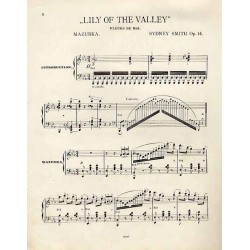 "Lily of the valley". Fleurs de mai. Mazurka. Op. 14