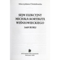 Sejm elekcyjny Michała Korybuta Wiśniowieckiego 1669 roku