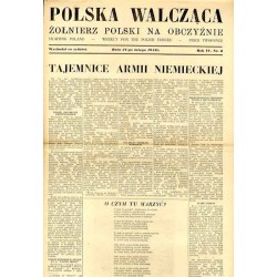 Polska Walcząca - Żołnierz polski na obczyźnie. Fighting Poland. Weekly for the Polish Forces. R.4 (1942). Nr 8 (21 lutego 1942)