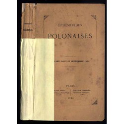 Éphémérides Polonaises. (1863). [Nr 3] Juillet, Aout et Septembre 1863