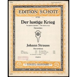 Der lustige Krieg. La guerre joyeuse - The merry war. Ouvertüre. Piano