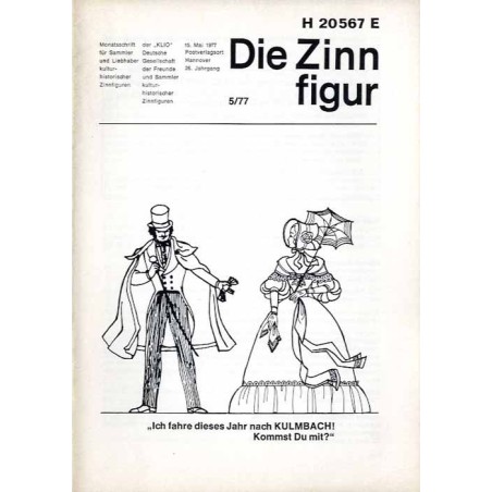 Die Zinnfigur. Monatsschrift für Sammler und Liebhaber kulturhistorischer Zinnfiguren. 26. Jahrgang (1977). Nr 5 (15. Mai 1977)