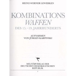 Kombinationswaffen des 15.-19. Jahrhunderts