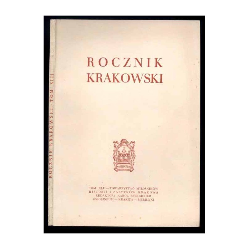Rocznik Krakowski. T.42 (1971)