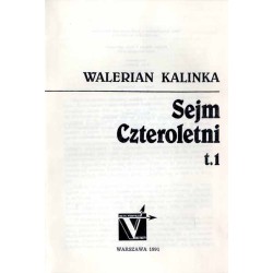 Sejm Czteroletni. T.1