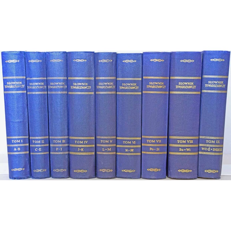 Słownik towaroznawczy. 9 tomów w 9 vol