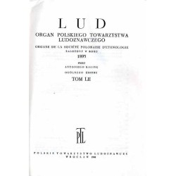 Lud. Rocznik Polskiego Towarzystwa Ludoznawczego. T.52 (1968)