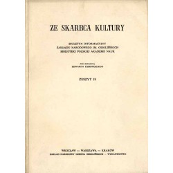 Ze Skarbca Kultury. Półrocznik Zakładu Narodowego Ossolińskich. Z.18