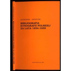 Bibliografia etnografii polskiej za lata 1934-1939