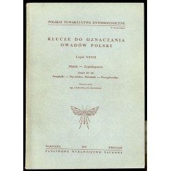 Klucze do oznaczania owadów Polski. Cz.27: Motyle - Lepidoptera. Z.43: Przeglądki - Thyrididae, Piórolotki - Pterophoridae