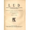 Lud. Organ Polskiego Towarzystwa Ludoznawczego. T.40 (1952-1953). Indeks t.I-XXXIX