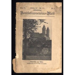 Schlesisches Bonifatiusvereins-Blatt. Jahrg. 71 (1930). Nr 5 (Mai 1930)