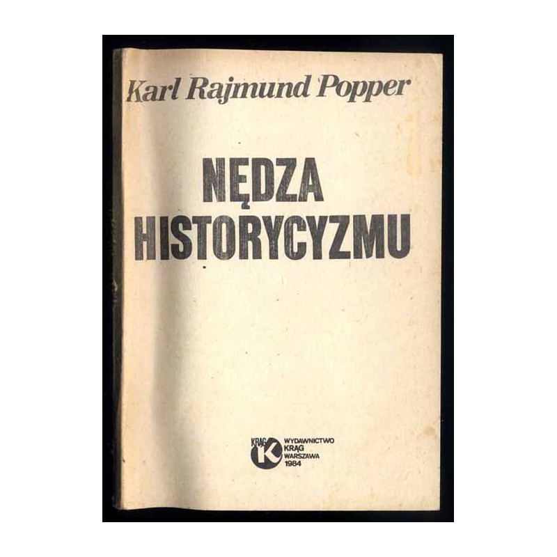 Nędza historycyzmu. Z dodatkiem fragmentów Autobiografii