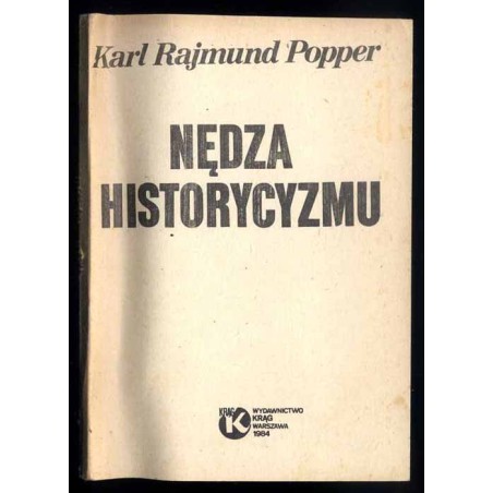 Nędza historycyzmu. Z dodatkiem fragmentów Autobiografii