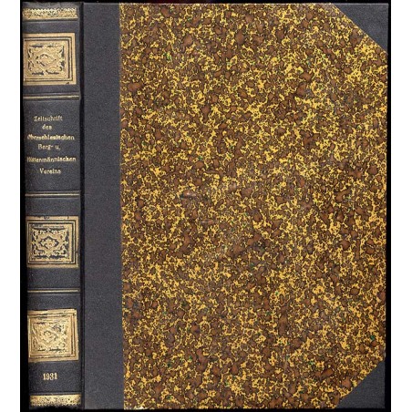 Zeitschrift des Oberschlesischen Berg und Hüttenmaschinen Vereins. 70. Jahrgang (1931). H.1-12 (komplet)