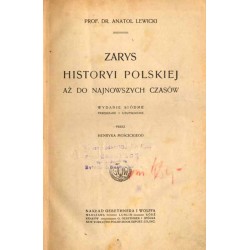 Zarys historyi polskiej aż do najnowszych czasów