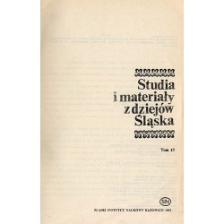 Studia i Materiały z Dziejów Śląska. T.13 (1983)