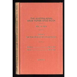 The Australasian Arab Horse Stud Book. Vol.3 (1970)
