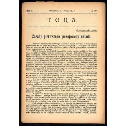 Teka. R.2 (1918) nr 20 (21.02.)