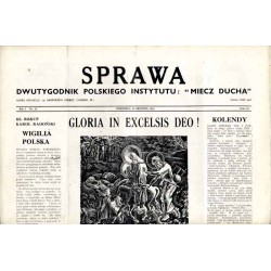 Sprawa. Dwutygodnik Polskiego Instytutu: "Miecz Ducha"  The Common Cause. Fortnightly of the Polish Section of the "Sword of th