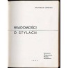 Wiadomości o stylach