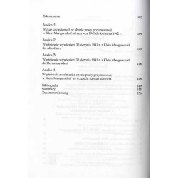 Więźniowie obozu pracy przymusowej w Klein Mangersdorf w prowincji górnośląskiej w latach 1941-1942