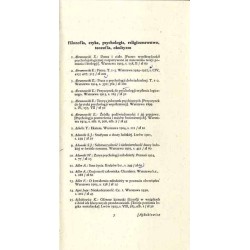 Antykwaryczny katalog-cennik. 6, Filozofia, etyka, psychologia, religioznawstwo, teozofia, okultyzm
