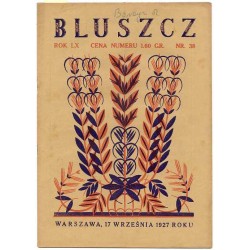 Bluszcz. Społeczno-literacki ilustrowany tygodnik kobiecy. R.60 (1927). Nr 38 (17 września 1927)