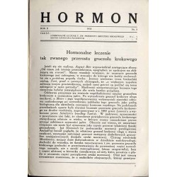 Hormon. R.2 (1933). Nr 3
