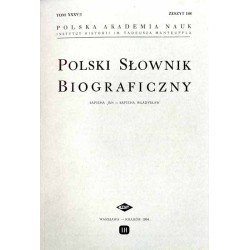 Polski słownik biograficzny. T.35/1 z.144: Sapieha Jan - Sapieha Władysław