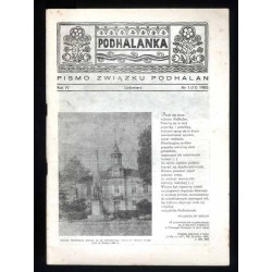Podhalanka. Pismo Związku Podhalan. R.4 (1985). Nr 1 (11)
