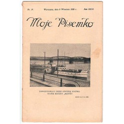 Moje Pisemko. R.26 (1928). Nr 37 (8 września 1928)