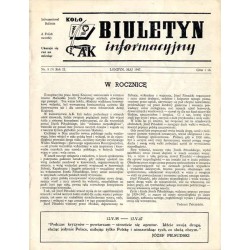 Biuletyn Informacyjny. Koło AK. R.2 (1947). Nr 8 (9) (Maj 1947)
