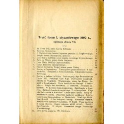 Dzwonek Częstochowski. Pismo miesięczne, illustrowane. R.2 (1902) T.1-6 (Styczeń - Czerwiec 1902)