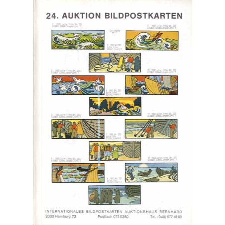 [Martin Bernhard] 24. Auktion Bildpostkarten und Randgebiete der Philatelie Photographica im Gewerkschaftshaus, 2000 Hamburg 1.