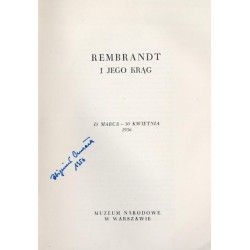 Rembrandt i jego krąg. 15 marca - 30 kwietnia 1956