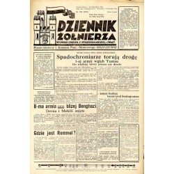 Dziennik Żołnierza. [...] Pismo żołnierzy I. Korpusu Panc.-Motorowego. R.3 (1942). Nr 167 (700) (18 listopada 1942)