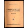O klasyczności i romantyczności