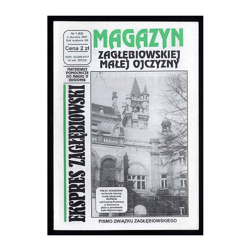 Ekspres Zagłębiowski. Magazyn. Niezależna gazeta miłośników Zagłębia Dąbrowskiego. R.8 (1997). Nr 1 (82)