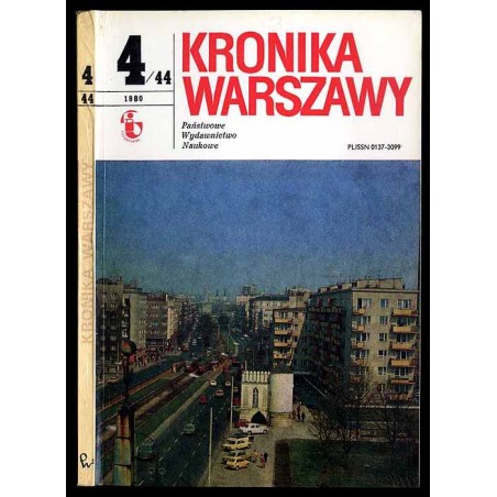 Kronika Warszawy. 1980. Nr 4/44