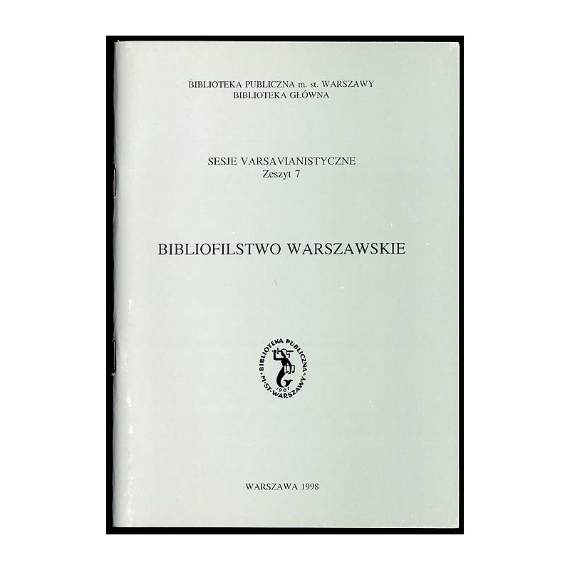 Bibliofilstwo warszawskie