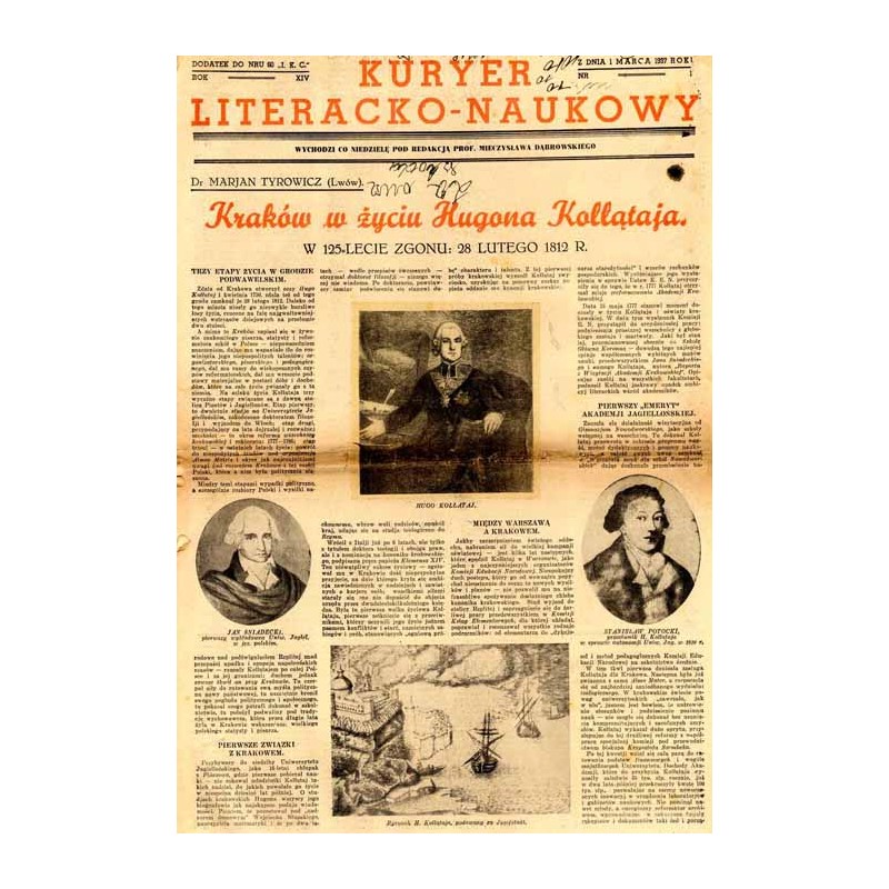 Kuryer Literacko-Naukowy. R.14 (1937). Nr 60 (1 marca 1937)
