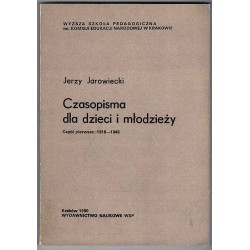 Czasopisma dla dzieci i młodzieży. Materiały przeznaczone dla słuchaczy studiów bibliotekoznawczych, specjalizacje Biblioteki sz