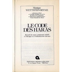 Le Code des Haras